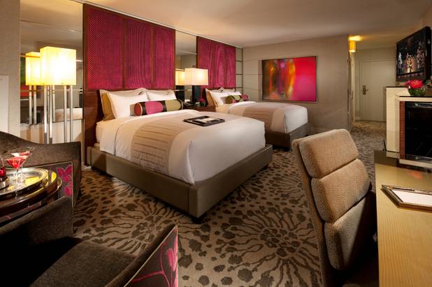 The renovated Grand Queen Suite at the MGM Grand. MGM Resorts International announced Oct. 11 it will embark on a $160 million remodel of the MGM Grand's main tower.