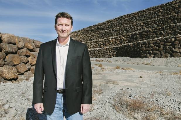 Joseph Miller, Nevada area manager for Fisher Industries, stands at the Ascaya development in Henderson.