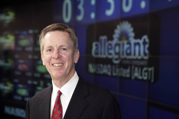 Maurice Gallagher, chairman and CEO of Allegiant Travel Co., has stakes in various ventures outside the airline industry.