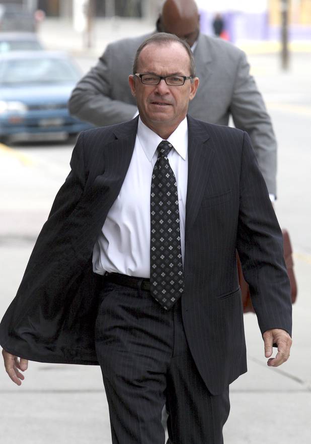 Tim Blixseth arrives at the federal courthouse in Missoula, Mont., on Thursday, April 30, 2009 as part of bankruptcy proceedings related to The Yellowstone Club.