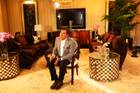 Steve Wynn meets with the media in a villa at Wynn Las Vegas on Wednesday, April 27, 2011.