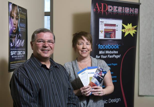 Tony and Dawn Ferriera, owners of A&amp;D Design, have nurtured their business through social media and personal contacts.