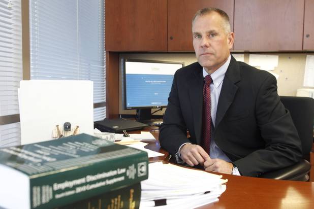 Patrick Hicks, a Southern Nevada employment attorney who specializes in defending companies against sexual harassment claims, is seen Thursday, May 23, 2013.