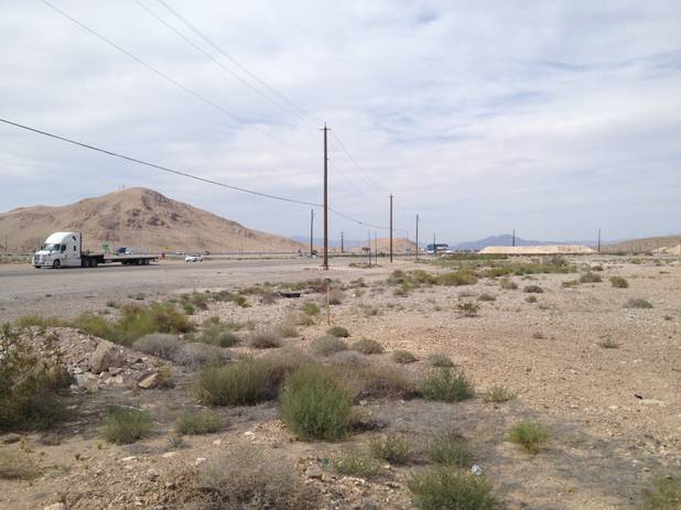 World Class Driving plans to open Speed Vegas, a luxury sports car racetrack, at Las Vegas Boulevard and Sloan Road a few miles south of the M Resort. The vacant project site is pictured above on Thursday, June 4, 2015. 