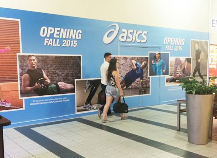 Asics opens at the Las Vegas South Premium Outlets the week of Nov. 23, 2015.