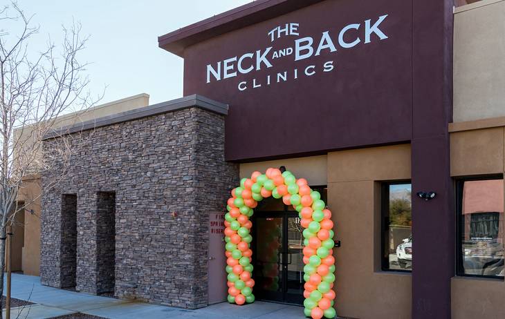 A view of the Neck and Back Clinics' North Las Vegas location.